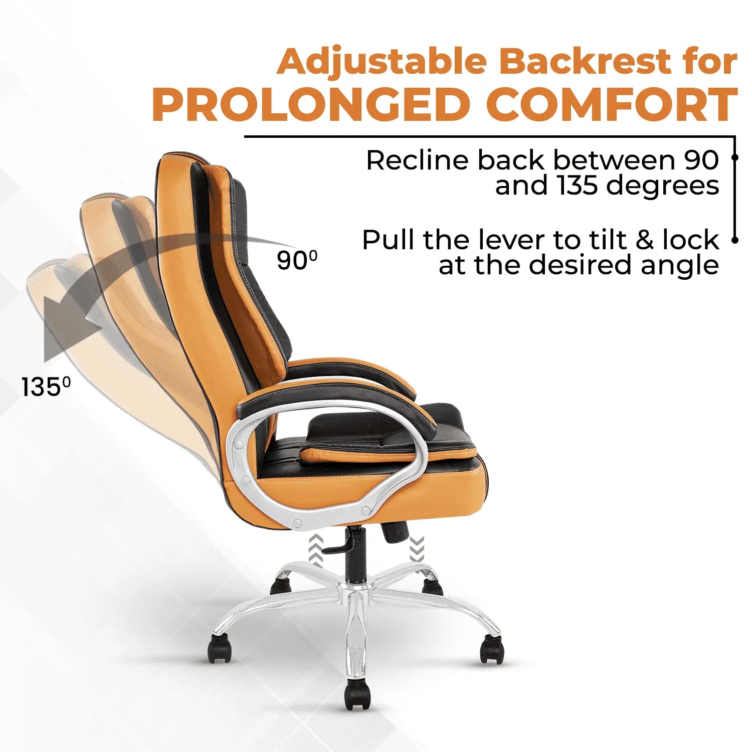 dune black brown leather office chair