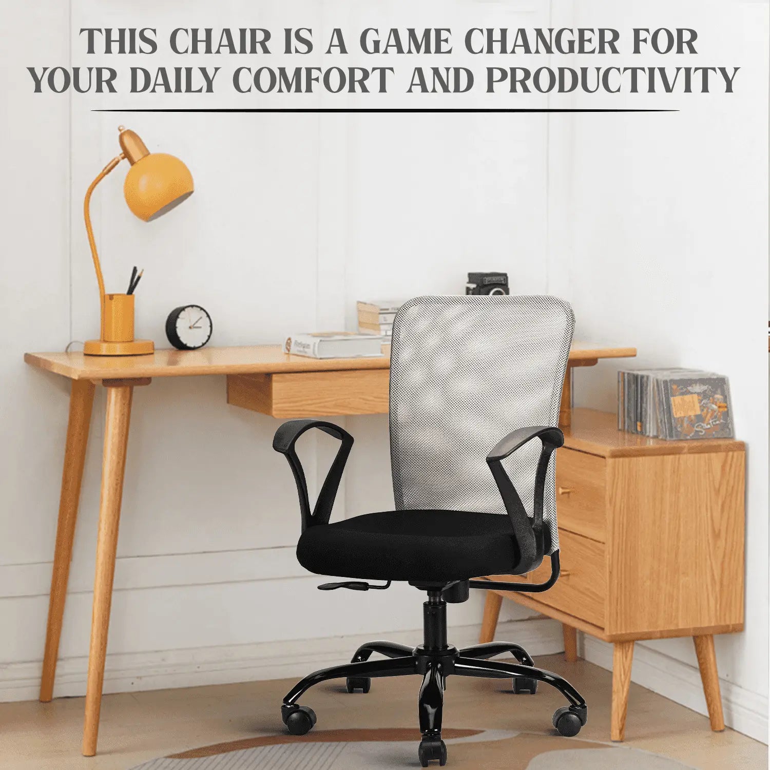 magna black grey office chair