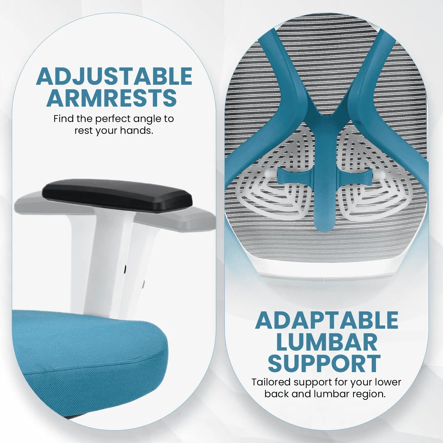 ergolux white green high back office chair