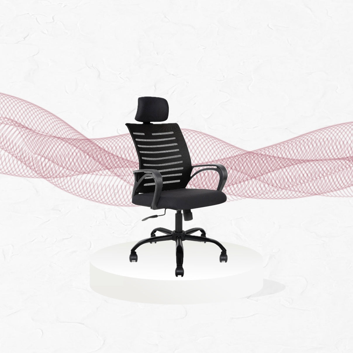 IAFA- Black Diego High Back Ergonomic Chair Iafa Furniture Private Limited