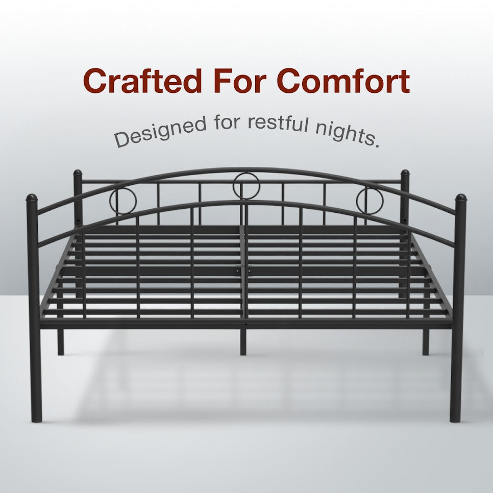 IAFA Queen Size Metal Bed Iafa Furniture Private Limited