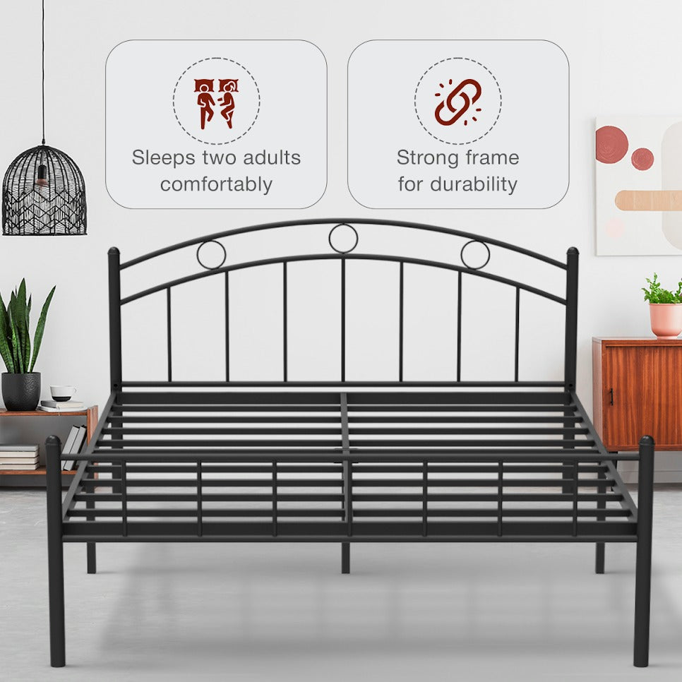 IAFA Queen Size Metal Bed Iafa Furniture Private Limited