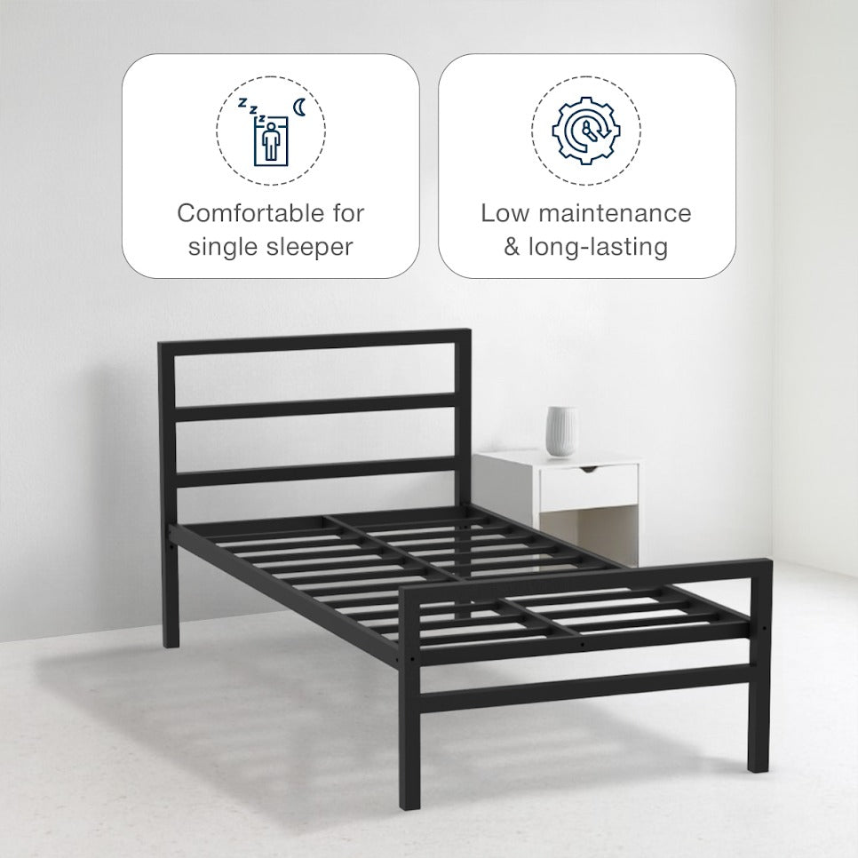 IAFA Single Size Metal Bed Iafa Furniture Private Limited