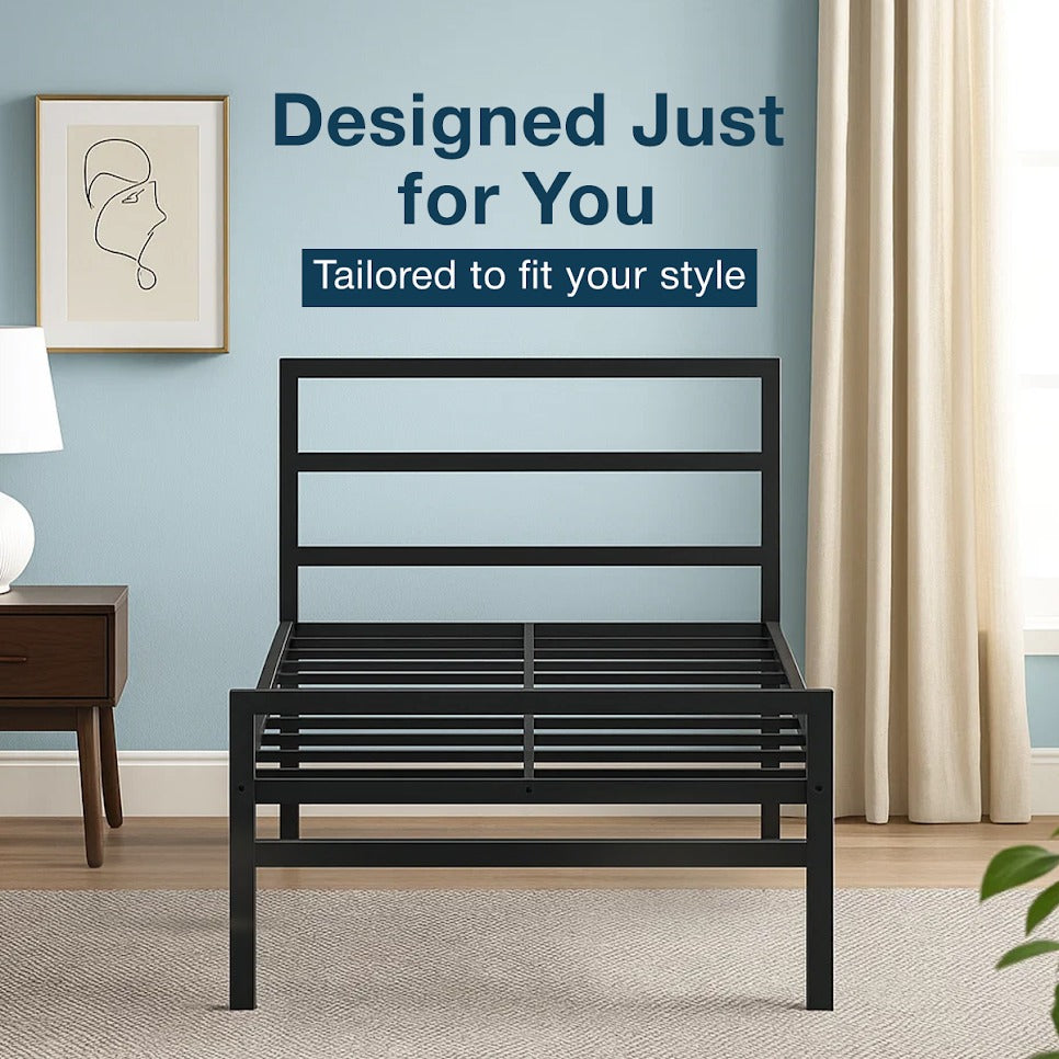IAFA Single Size Metal Bed Iafa Furniture Private Limited