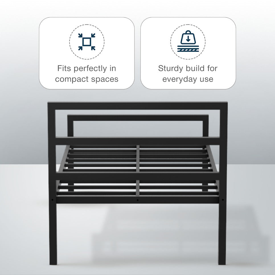 IAFA Single Size Metal Bed Iafa Furniture Private Limited