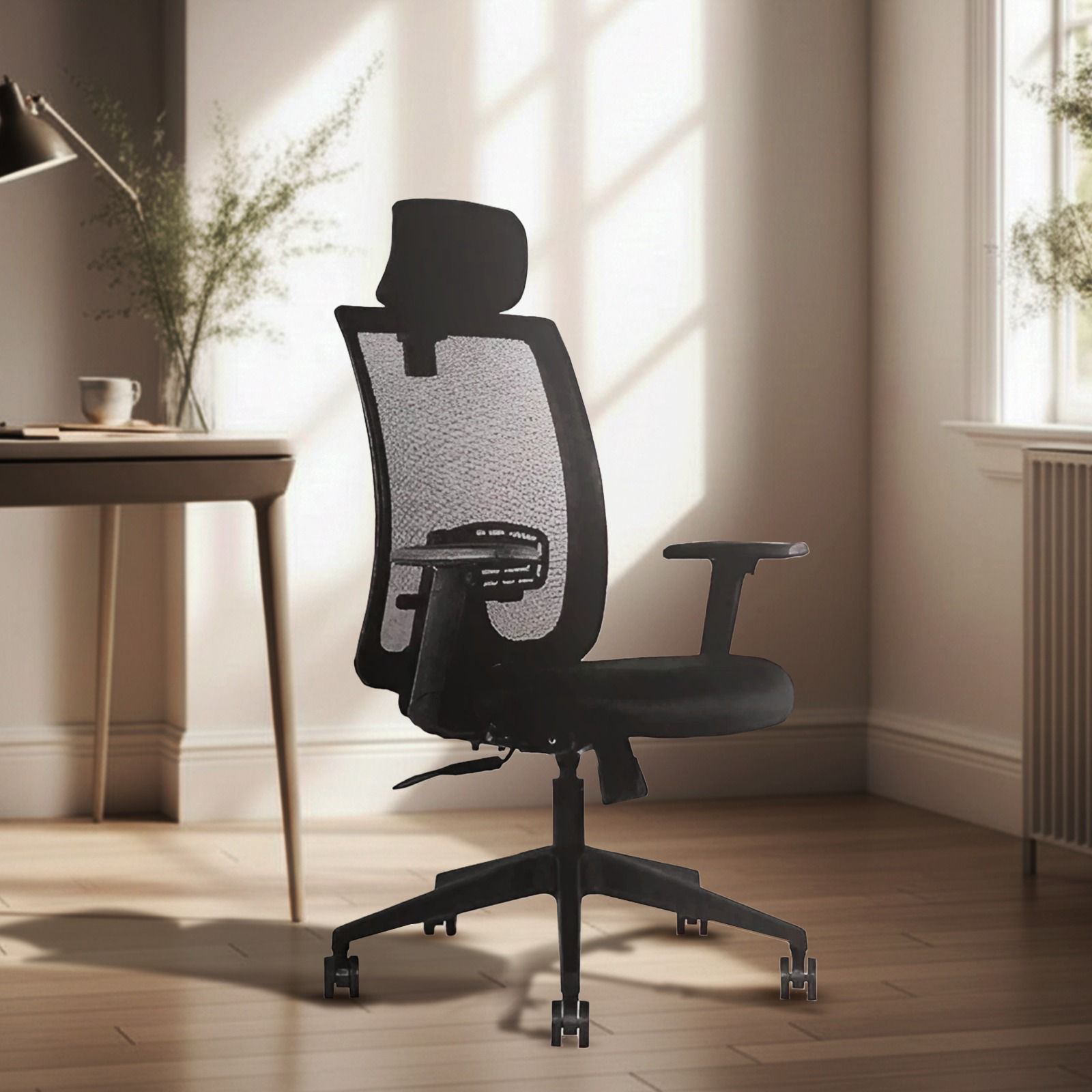 black brio high back office chair