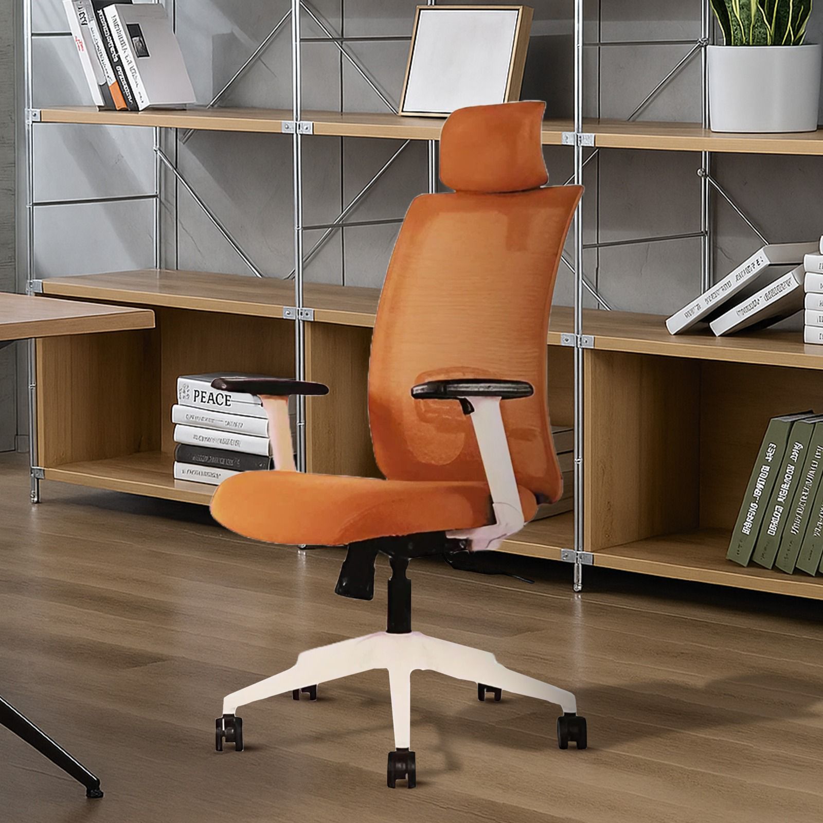 brown brio high back office chair