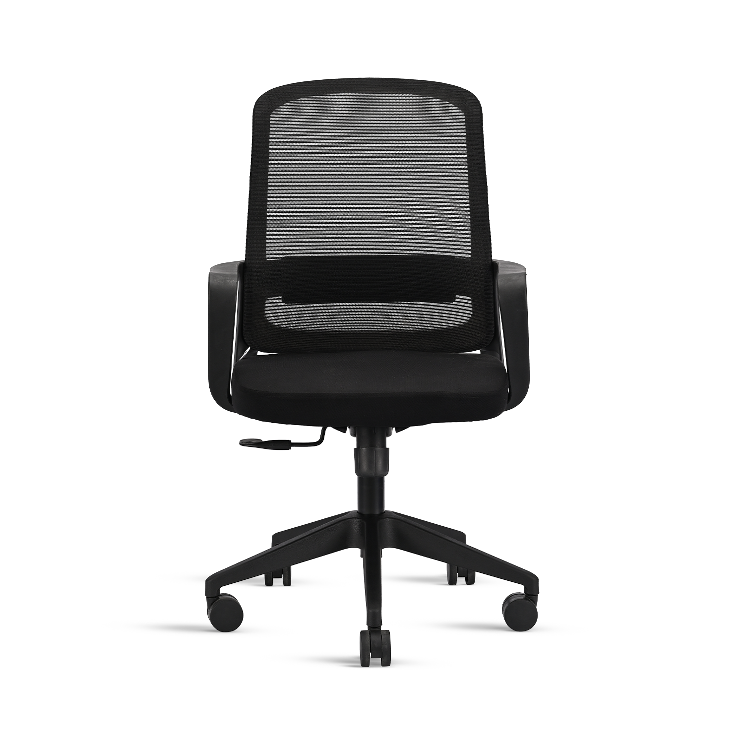 IAFA - Black Rico Mid Back Ergonomic Office Chair