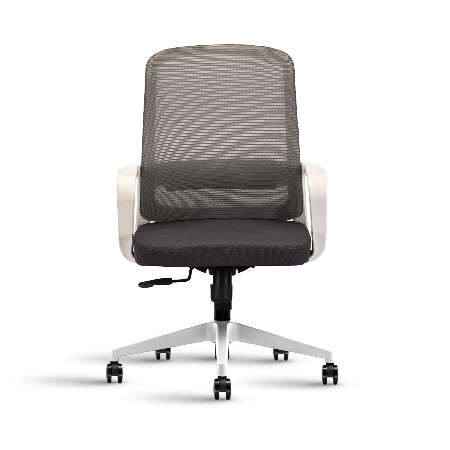 IAFA - White/Grey Rico Mid Back Ergonomic Office Chair