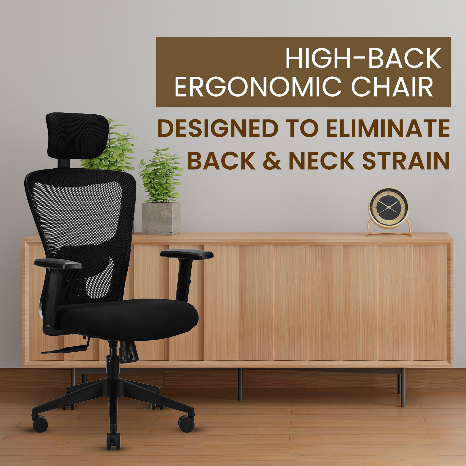 IAFA - Black Jade High Back Ergonomic Office Chair