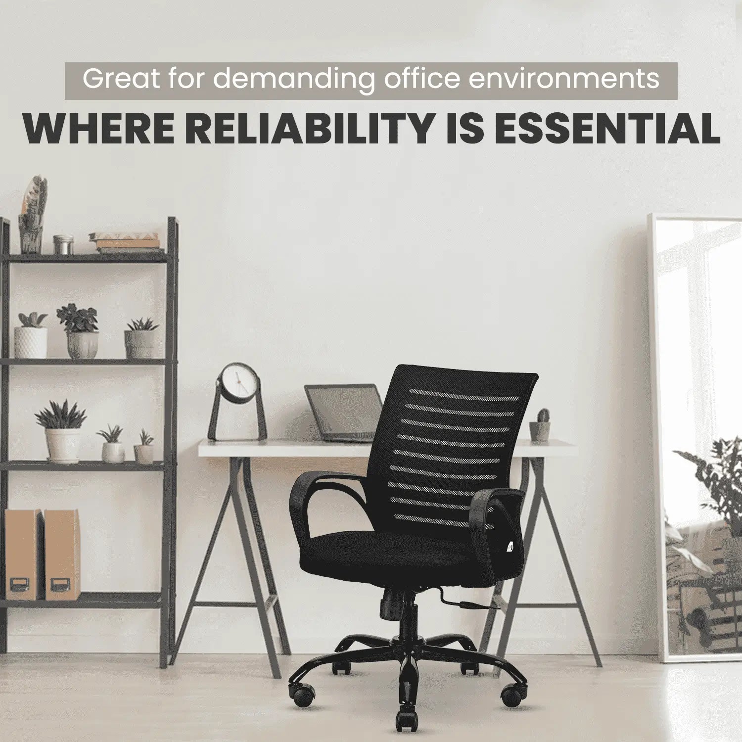 diego black grey ergonomic office chair