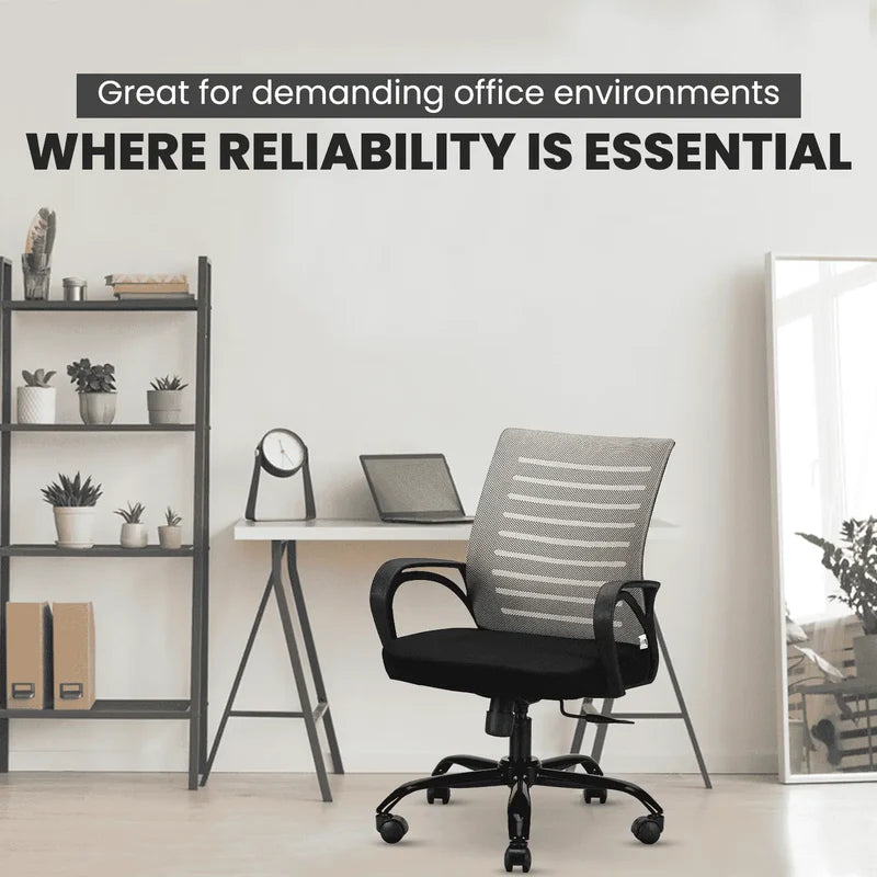 diego grey ergonomic office chair