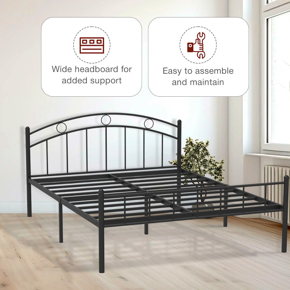 IAFA Queen Size Metal Bed Iafa Furniture Private Limited