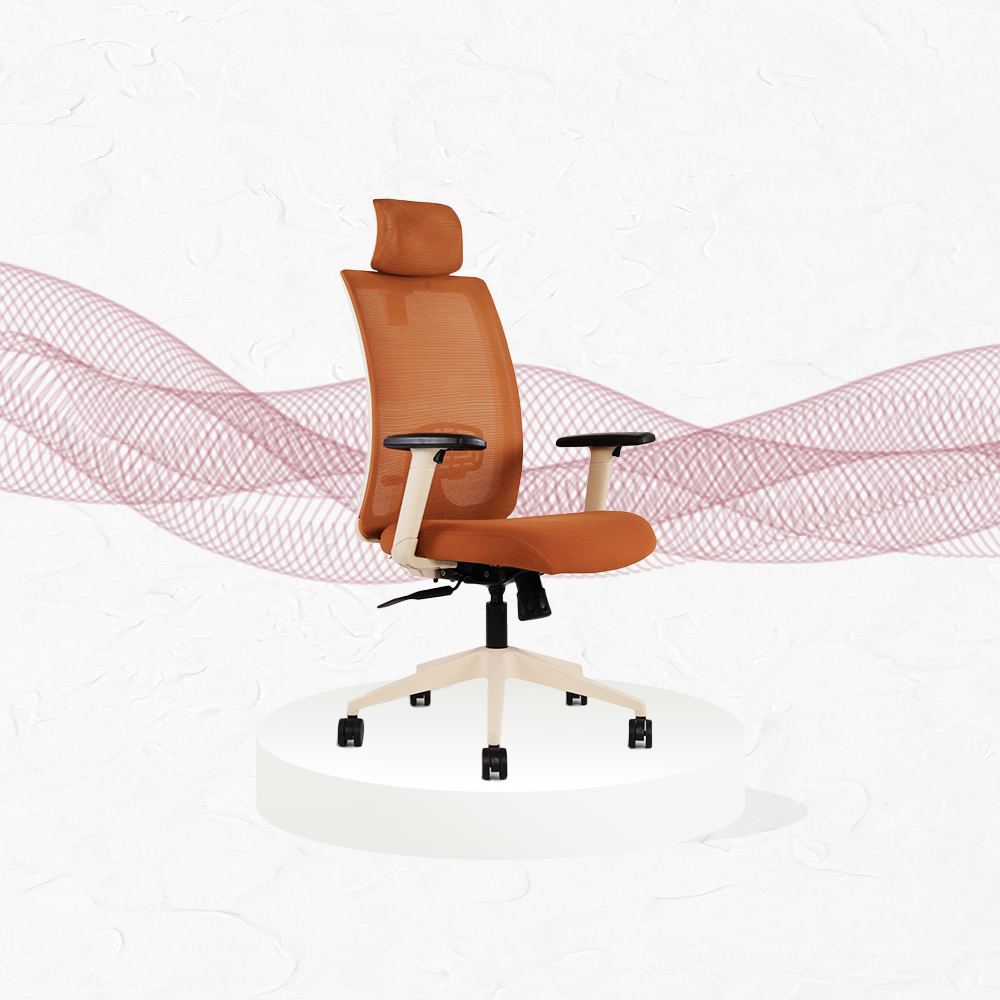 IAFA - Brown Brio High Back Ergonomic Office Chair